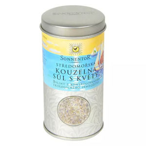 Sonnentor Stredomorská čarovná soľ s kvetmi BIO 90 g dózička